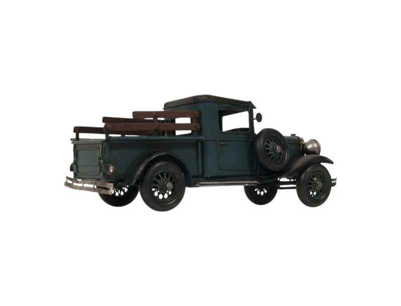 c1928 Ford Model A Pickup Hand Painted Model Truck - Dark Gray
