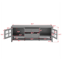 Load image into Gallery viewer, TV Stand, Entertainment Center With Dual Drawers And Hidden Storage, Cabinet With Soft Closing Doors And Sleek Panel Design
