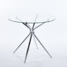 Load image into Gallery viewer, Compact Dining Table With Glass Top
