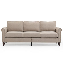 Load image into Gallery viewer, 70 inch 3 Seater Loveseat Sofa, Mid Century Modern Couches for Living Room, Button Tufted Sofa
