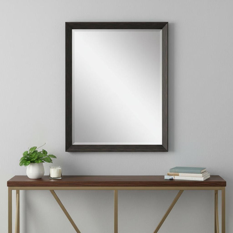 32" Accent Mirror - Dark Brown