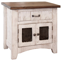 Load image into Gallery viewer, 27" One Drawer Nightstand - White / Dark Brown
