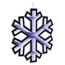 Load image into Gallery viewer, Christmas Snowflakes Tabletop Sign With LED (633786) - White
