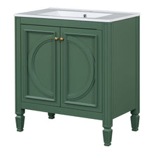 Load image into Gallery viewer, Bathroom Vanity With Sink With 2 Doors And Adjustable Shelf
