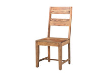 Load image into Gallery viewer, Mid - Century Solid Wood Ladder Back Dining Side Chairs (Set of 2) - Brown
