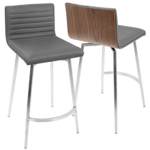 Load image into Gallery viewer, Mason - Contemporary Swivel Counter Stool (Set of 2)
