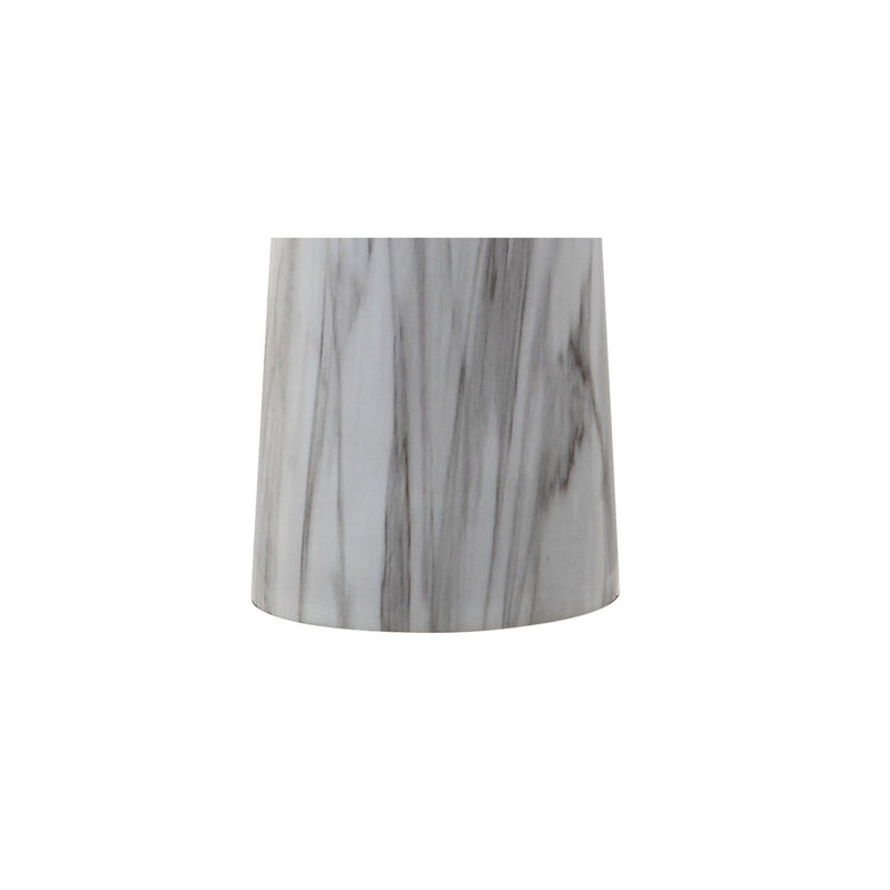 29" Novelty Table Lamp LED With Drum Shade - White