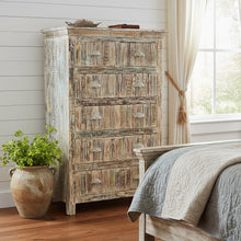 Load image into Gallery viewer, Solid Wood Six Drawer Chest - White
