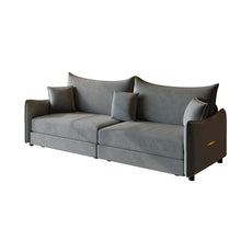 Load image into Gallery viewer, King Pull Out Sofa Bed, 3-In-1 Convertible Bed With 3 Pillows
