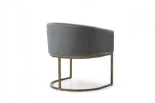 Load image into Gallery viewer, Modern Upholstered Velvet Dining Arm Chair - Gray
