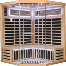 Load image into Gallery viewer, Pentagonal Sauna Room With Carbon Heating Plates - American White Oak
