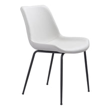 Load image into Gallery viewer, Faux Leather Upholstered Dining Side Chairs (Set of 2) - White
