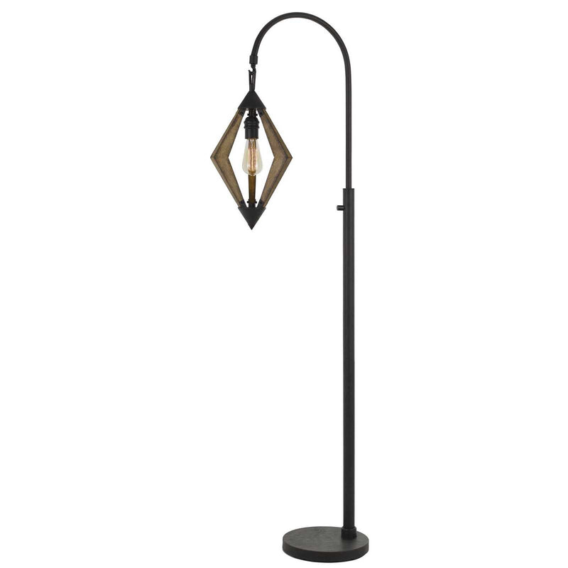 Traditional Shaped Floor Lamp - Black