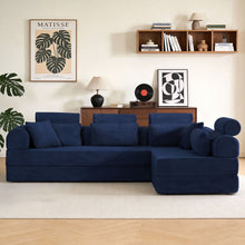 Load image into Gallery viewer, Modern L-Shape Modular Sectional Sofa, Compressed Design
