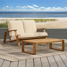 Load image into Gallery viewer, Paloma - Contemporary Loveseat And Coffee Table Set With Weather Resistant Cushions
