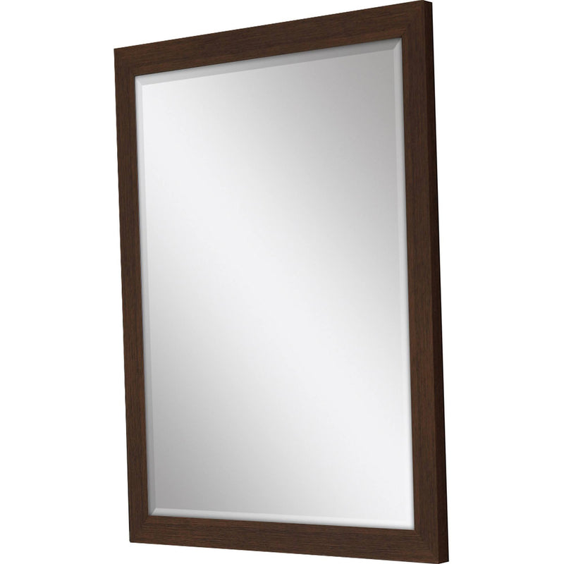 31" Accent Mirror - Dark Brown