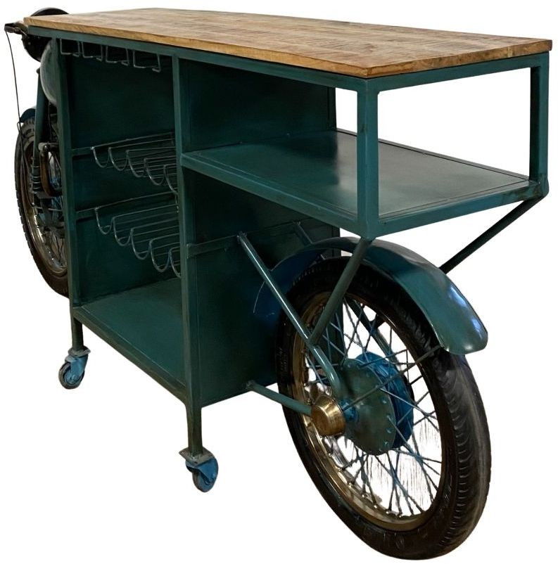 22" X 86.5" X 40" Tmph Bike Bar - Green