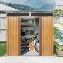 Load image into Gallery viewer, Outdoor Metal Storage Shed And Transparent Plate For Garden, Lawn
