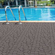 Load image into Gallery viewer, New Stone Texture Patio Deck Tiles, Diy Interlocking Floor Tiles, Easy Installation
