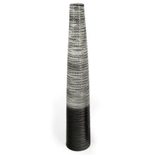 Load image into Gallery viewer, Ombre Tapered Floor Vase (576742) - Black / Gray
