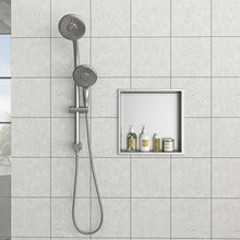 Load image into Gallery viewer, Stainless Steel Shower Niche With Seamless Design For Bathroom Storage

