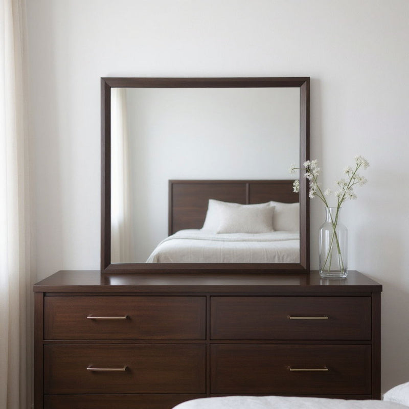 35" Mounted Dresser Mirror - Espresso