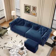 Load image into Gallery viewer, 3 In 1 Pull Out Convertible Sleeper Sofa Bed
