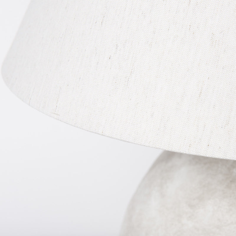 Novelty Table Lamp With Bell Shade - Tan
