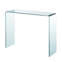 Load image into Gallery viewer, Glass Block Console Table - Clear
