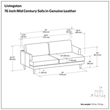 Load image into Gallery viewer, Livingston - Upholstered Sofa
