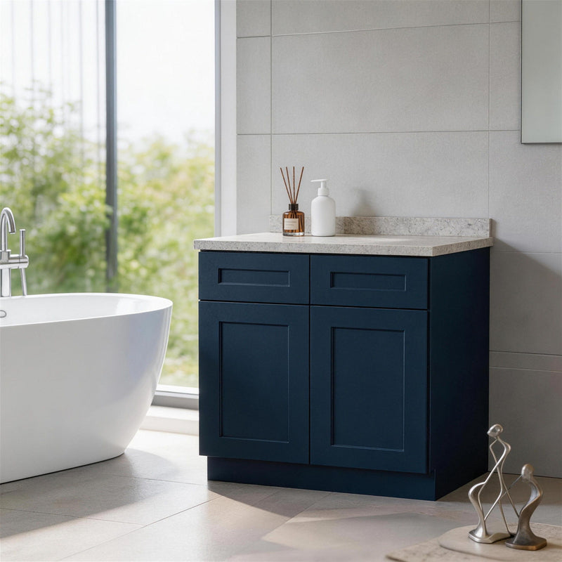 Shaker Base Cabinet With Soft-Close Hinges, Adjustable Shelf