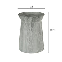 Load image into Gallery viewer, Round Outdoor End Table - Marble

