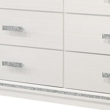 Load image into Gallery viewer, Wood Six Drawer Double Dresser - White
