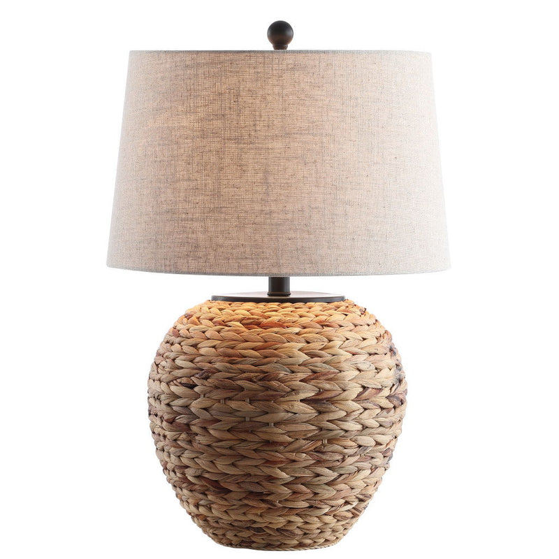 Urn Table Lamp LED With Globe Shade - Natural
