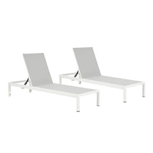 Load image into Gallery viewer, Outdoor Patio Chaise Lounge With 5 Reclining Positions
