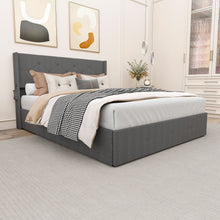 Load image into Gallery viewer, Bed With Gas Lift Storage, USB Ports
