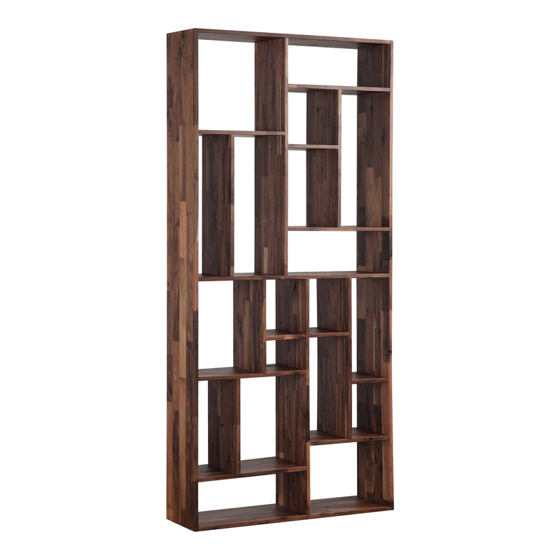 Ten Tier Bookcase - Brown / Natural
