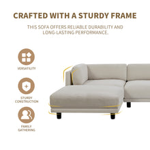 Load image into Gallery viewer, U_STYLE Upholstery Convertible Sectional Sofa, L Shaped Couch with Reversible Chaise
