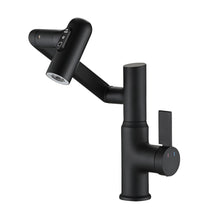 Load image into Gallery viewer, Bathroom Sink Faucet With Spray Function And Temperature Display, Anti Skid Switch, 360 Degree Rotary
