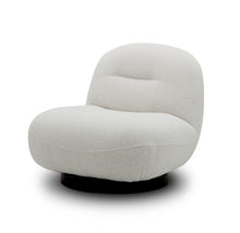 Load image into Gallery viewer, Fabric Swivel Lounge Chair - Cream
