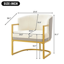 Load image into Gallery viewer, Upholstered Reading Accent Armchair For Living Room
