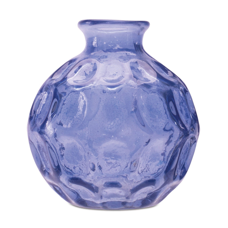 Round Table Vases (Set of 2) - Blue