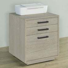 Load image into Gallery viewer, Loomis - 3 Drawer Home Office File Cabinet - White / Gray
