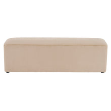 Load image into Gallery viewer, Long Plush Ottoman, Simple Footstool And Seat For Home Use - Almond
