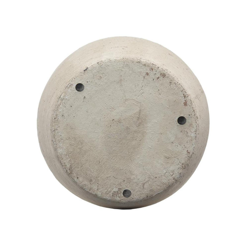 Block Round Jug Vase - Antiqued Bronze / Light Gray