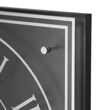Load image into Gallery viewer, Vintage Style Gears Square Wall Clock - Black / Silver
