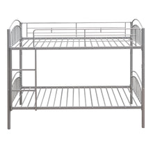 Load image into Gallery viewer, Twin Over Twin Metal Bunk Bed,Divided into Two Beds(Silver){OLD SKU:MF280424AAN}
