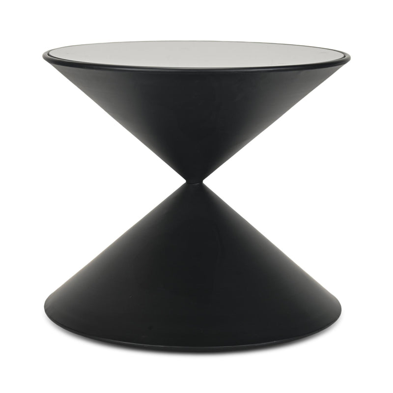 Round Hour End Table - Black