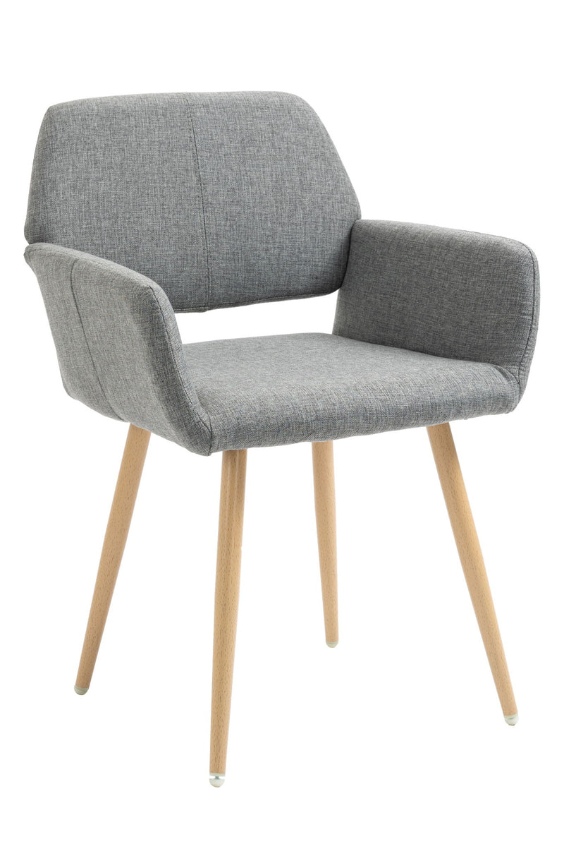 Upholstered Dining Chair - Gray