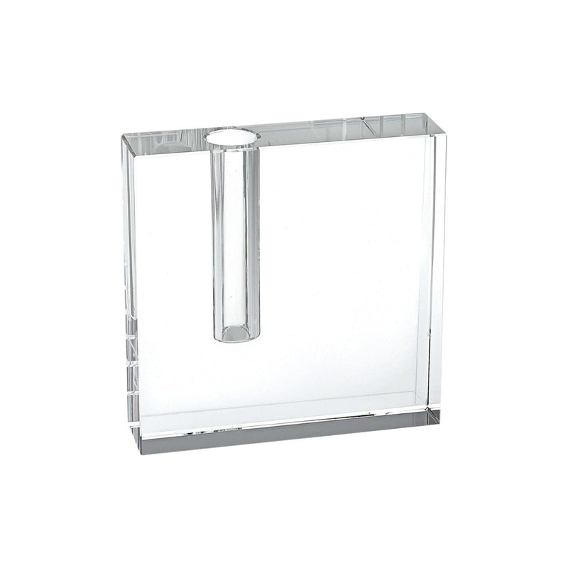 Square Free Bud Vase - Clear